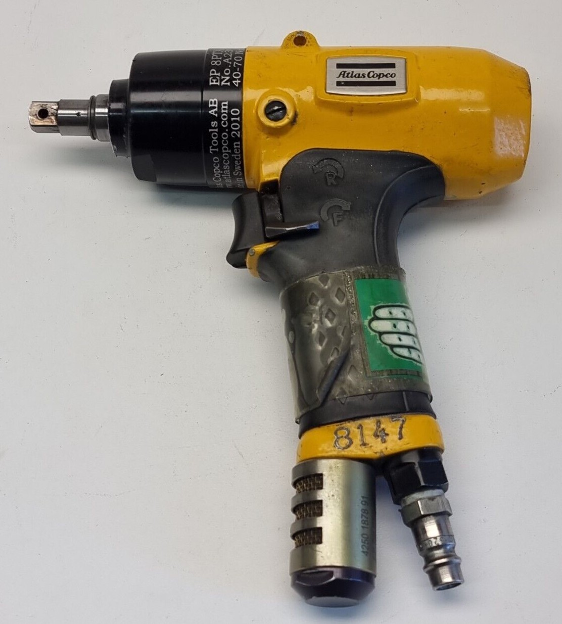 Atlas Copco EP 8PTX70 HR10-AT Pneumatic 3/8″ Drive EP8PT70 ErgoPulse Nutrunner