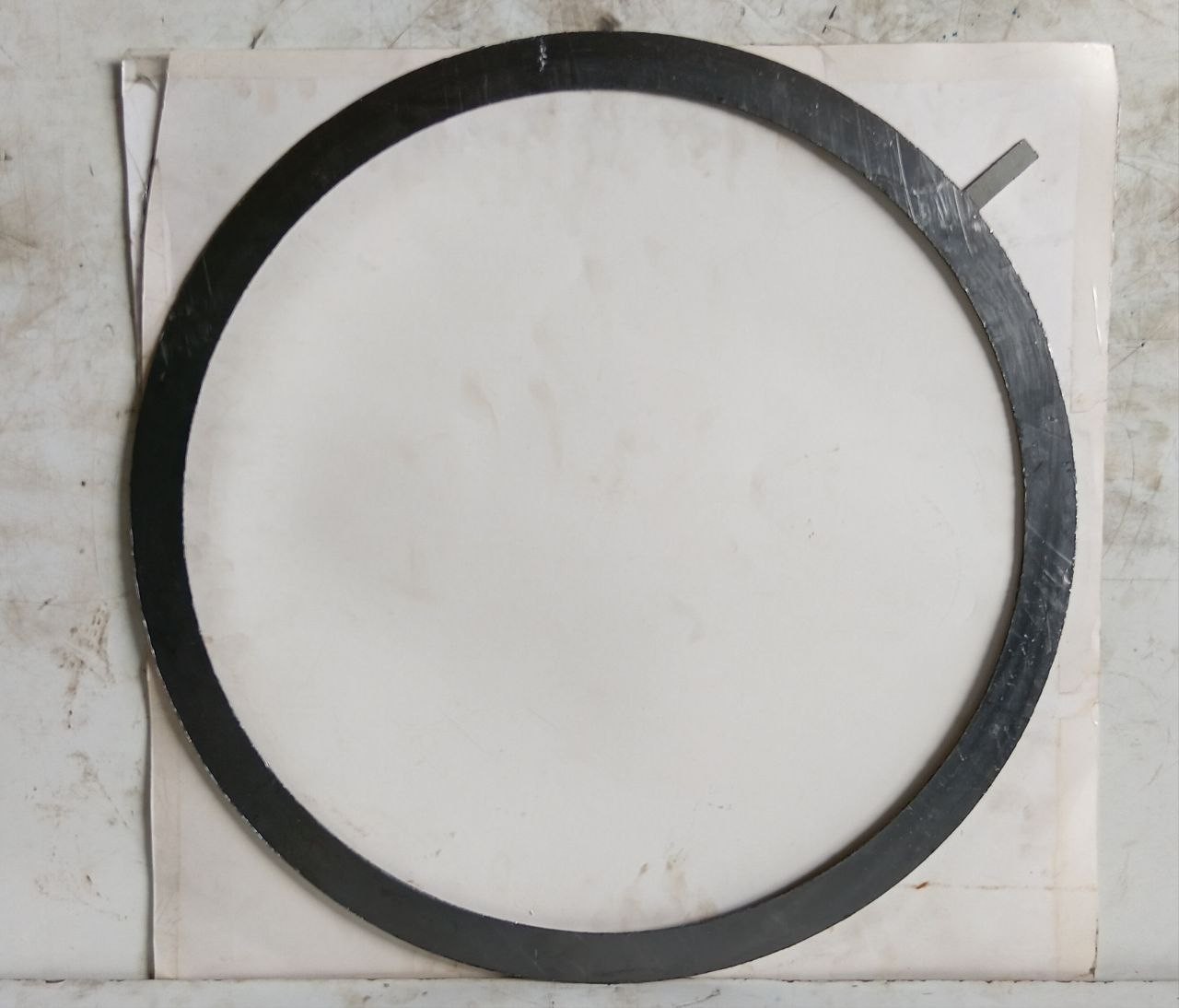 23.5 inch Steel Flange Ring Spacer Gasket 31mm Width Heavy Duty Metal Shim Tabbe
