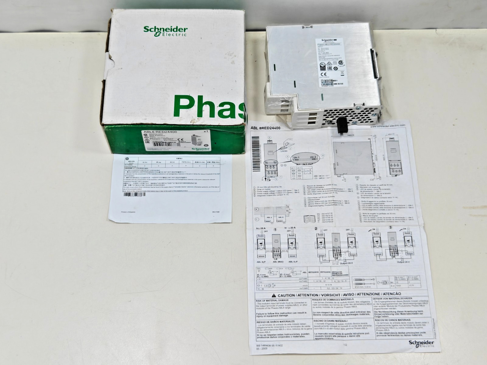 ABL8 RED24400 Schneider Electric Redundancy Module – 40A – for Regulated SMPS