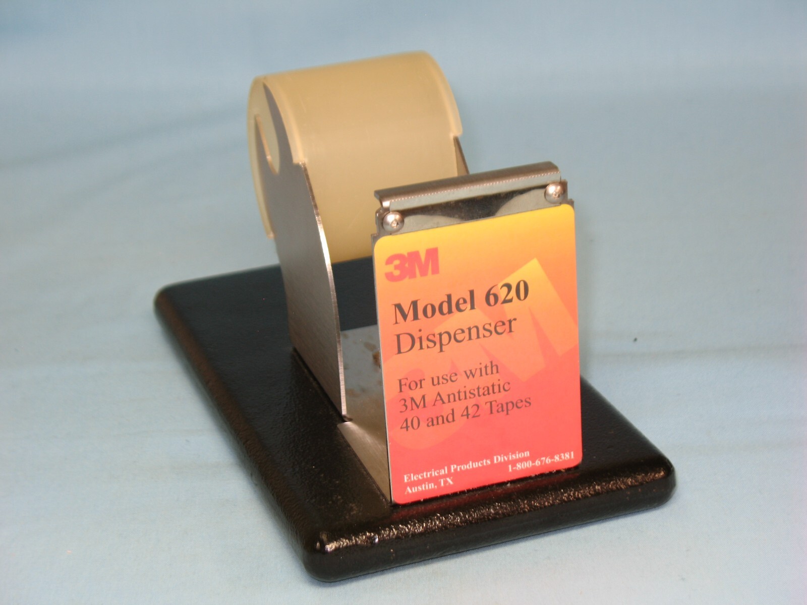 3M ~ MODEL # 620 ~ TABLETOP ANTI-STATIC TAPE DISPENSER ~ 2″ ~ SEE ALL PICTURES