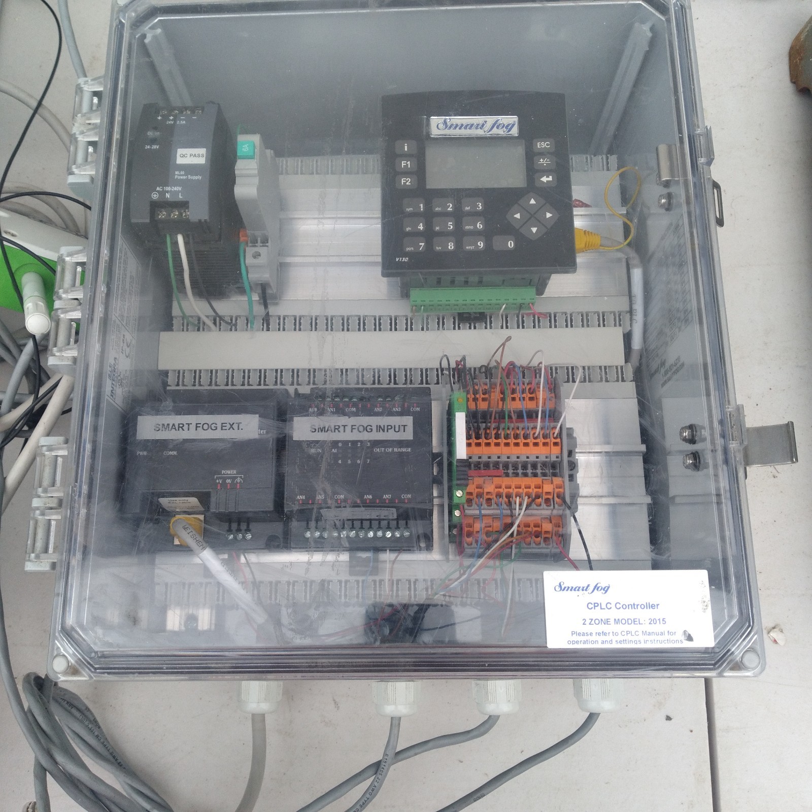 Smart Fog CPLC Controller 2 Z + ES100PB 1 Z Control Center + Injector For Parts