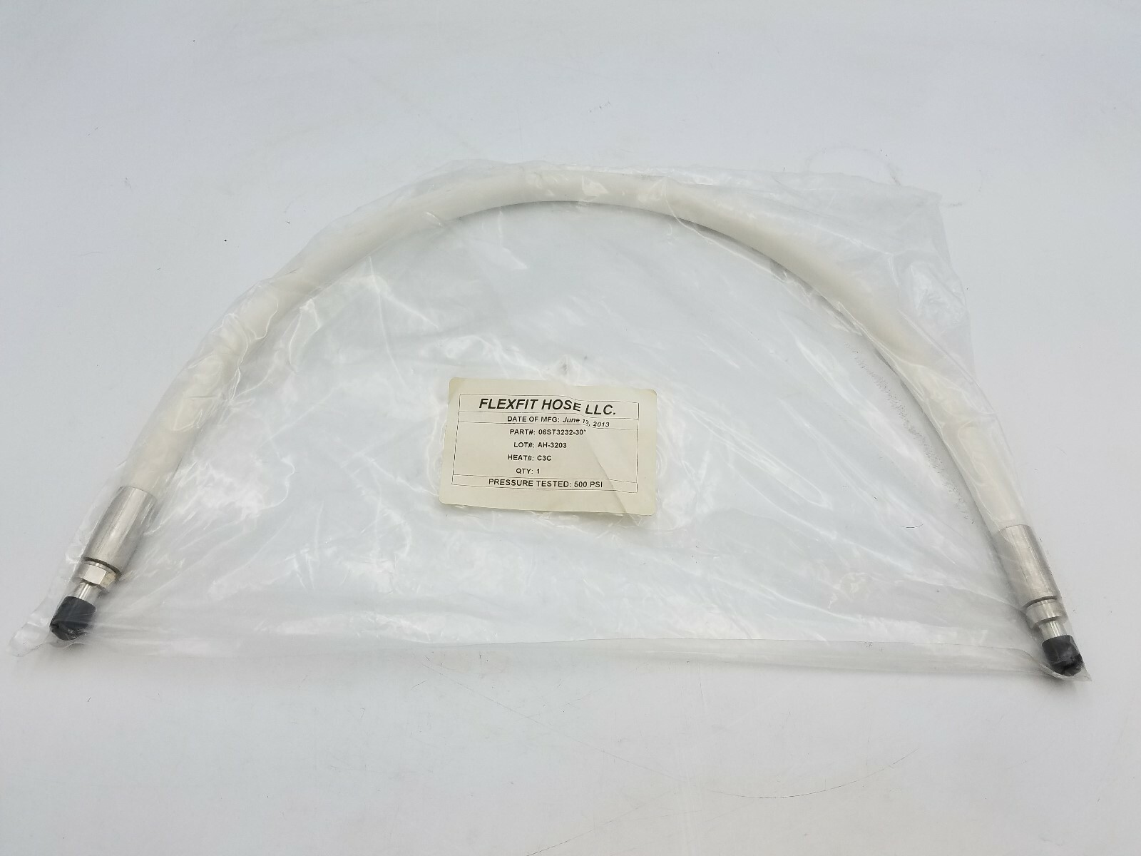 FlexFit Hose 06ST3232-30″ PTFE Lined Silicone Cover 30 Inch 500 PSI Replacement