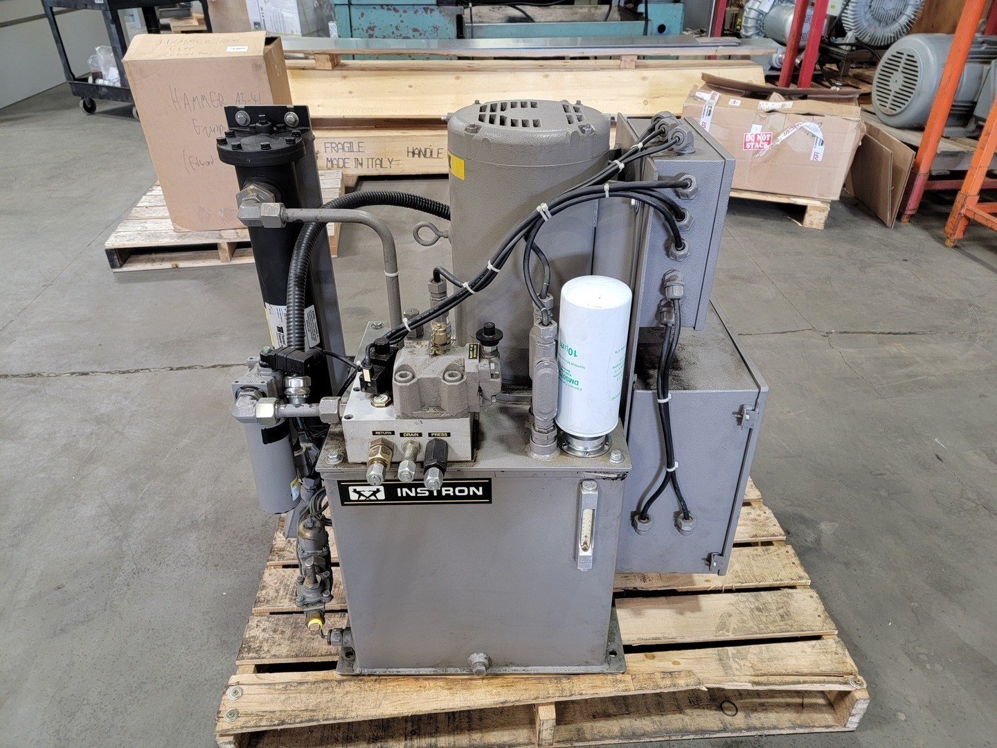 Instron A440 83C 15 hp Power Supply Unit A440-83C – Hydraulic Power Packs