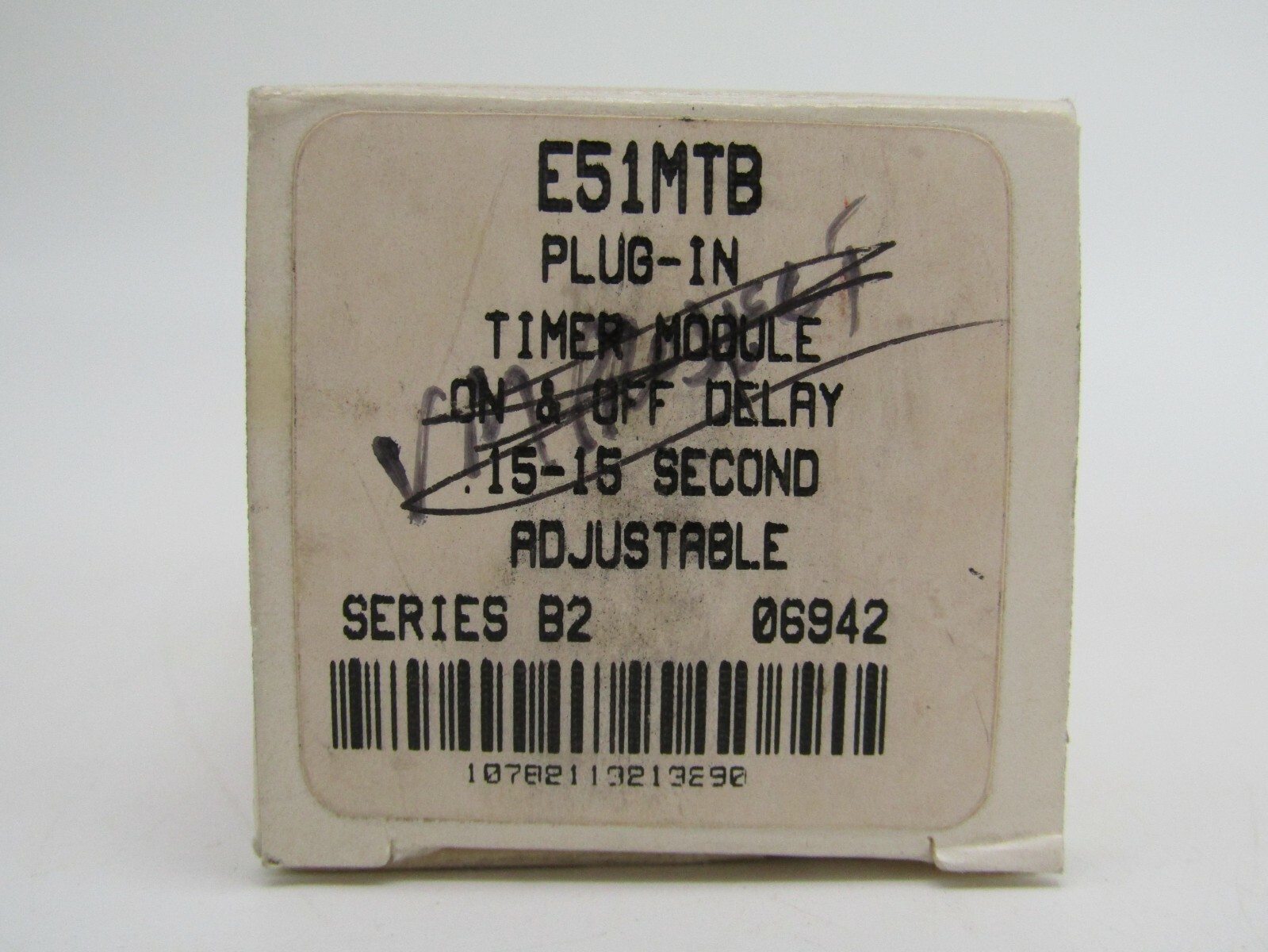 Cutler-Hammer E51MTB On & Off Delay Module Series B2 0.15 to 15 Sec.