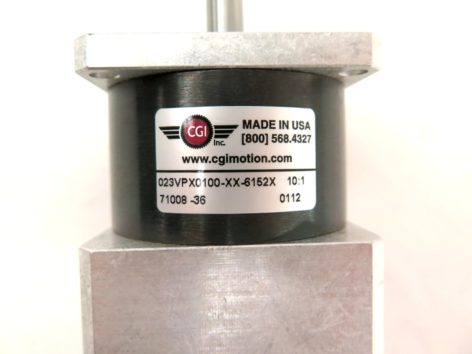 CGI Motion 023VPX0100-XX-6152X Gear Head 10:1