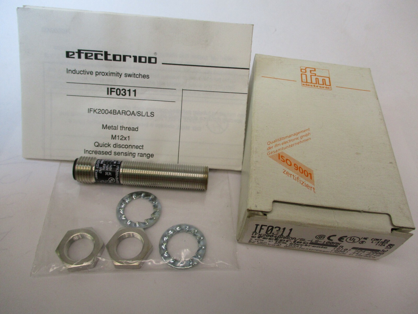 New Open Box ifm efector 100 Inductive Proximity Switch IFK2004BAROA A2714DH