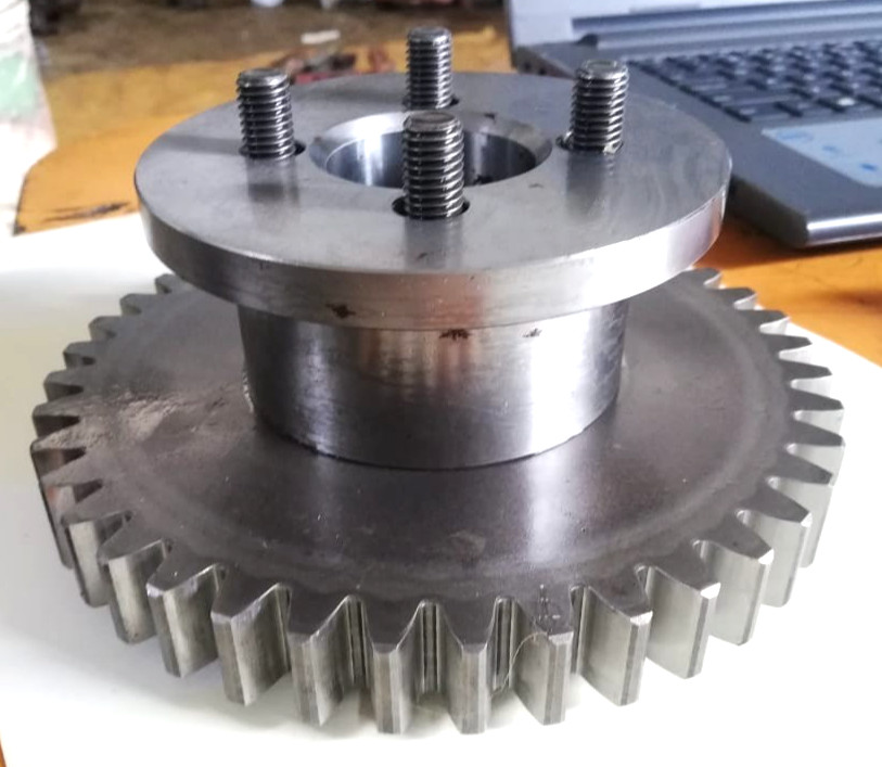 Drive Gear With Guide Ring With Coupling For Tanabe H-63/H-64 Compressor Spares