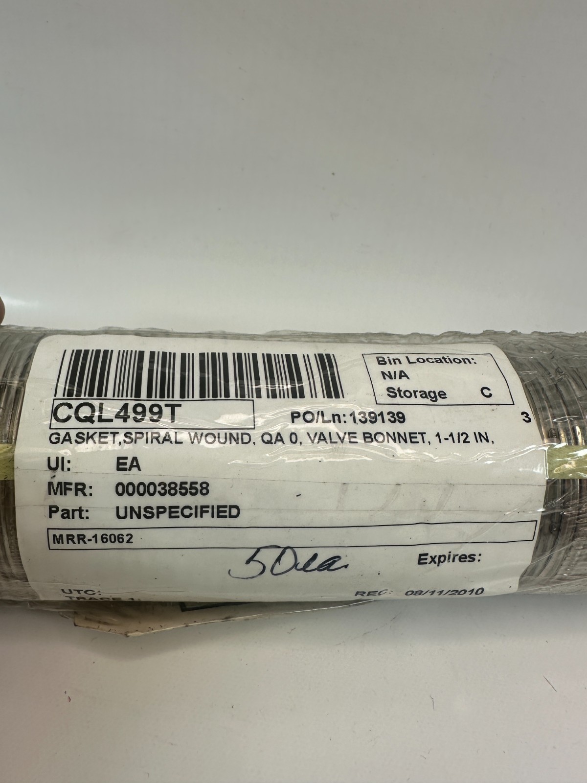 Lamons Style W Spiraseal Gasket for Valve Bonnet 1 1/2″ (Pack of 50) New