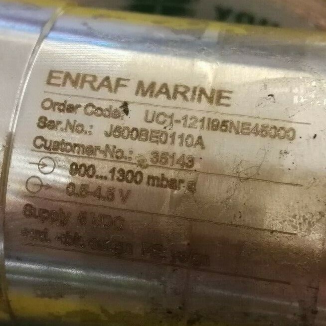 ENRAF MARINE SYSTEMS Level gauge or Pressure Transmitter 900-1300mBar a
