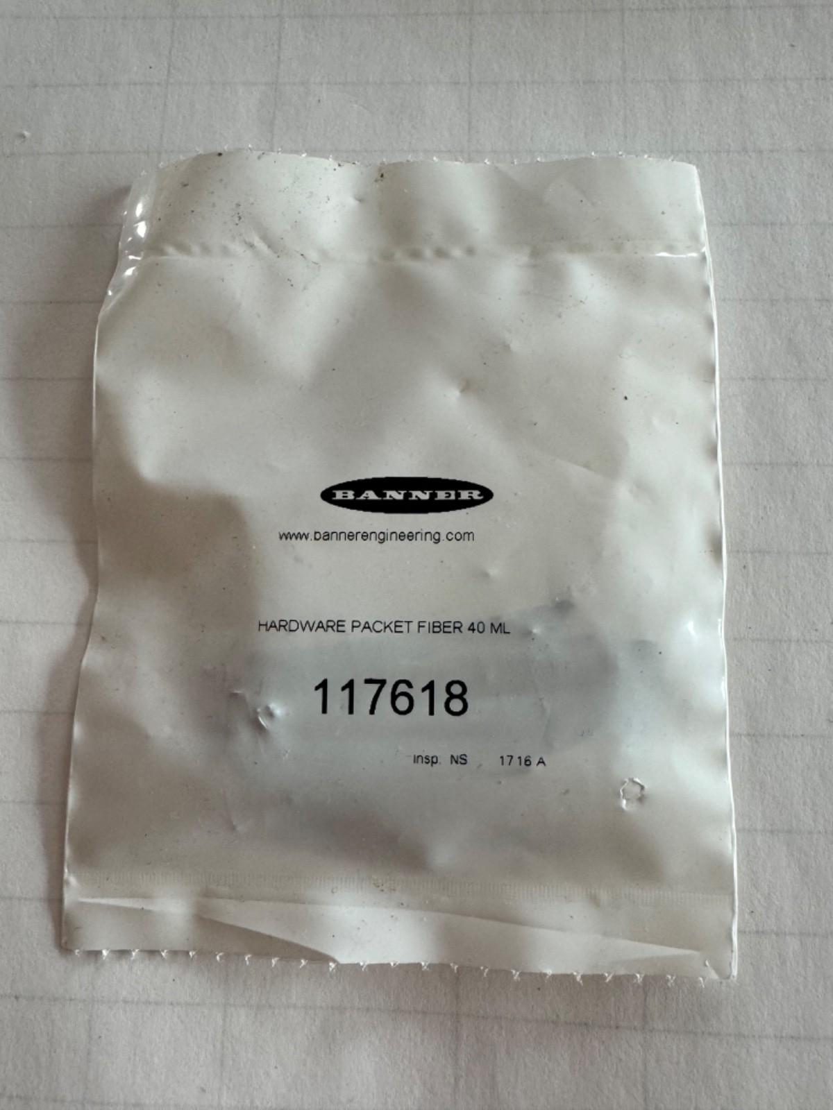 Banner 117618 Cutting Device PFC-4 Hardware Packet Fiber 40ml