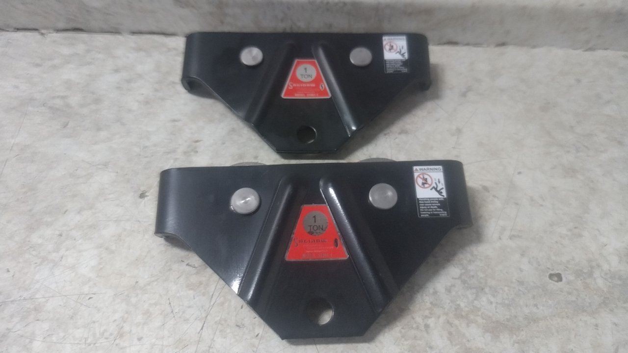 Saginaw Products Corporation 51861 3 to 8 In Beam Flange W 2000 Lb Push Trolley