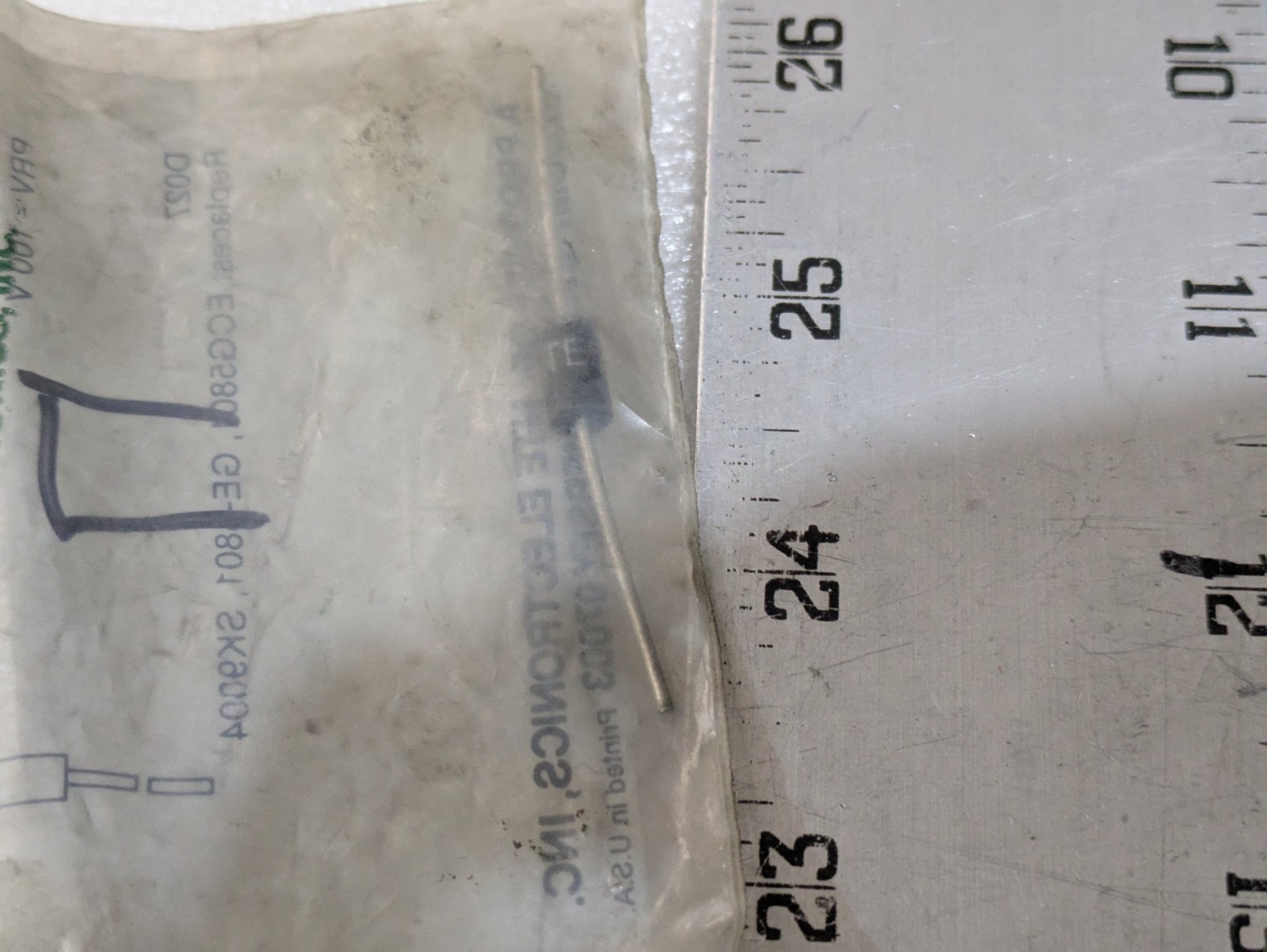 NTE Electronics NTE5801 3A 100V Silicon Rectifier Diode DO-27 LOT OF 7!