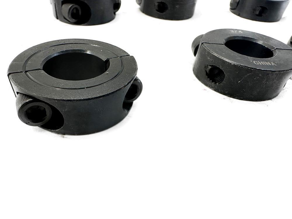 6 Pack CC1752S 3/4″ Double Split Black Oxide Steel Collar NEW FREE FAST SHIP