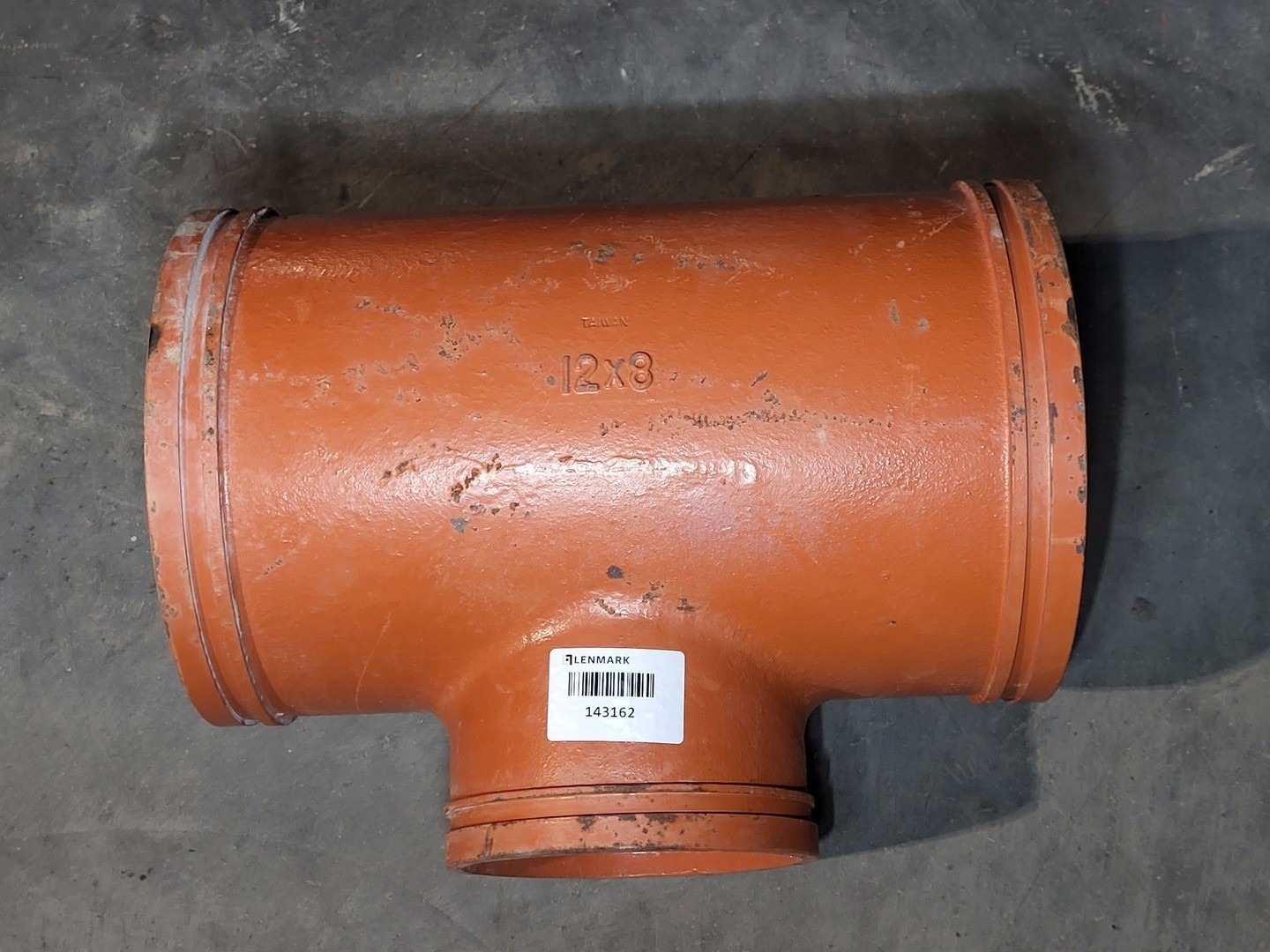 SURPLUS NEW SHURJOINT 7121 12″x12″x8″ Grooved End Reducing Tee Fitting – Parts