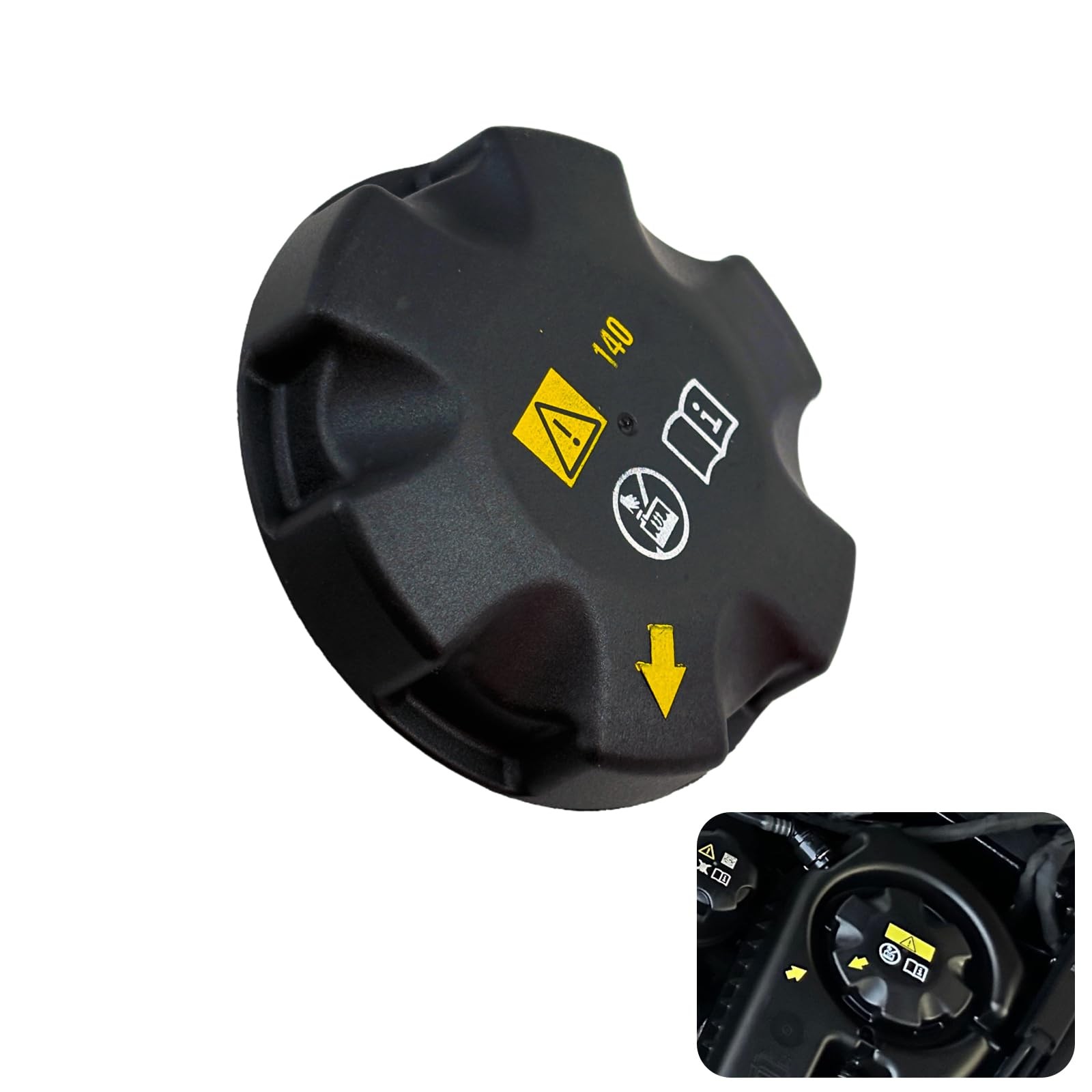 17117639020 17117521071 Radiator Expansion Tank Cap, Coolant Reservoir Cap Co…