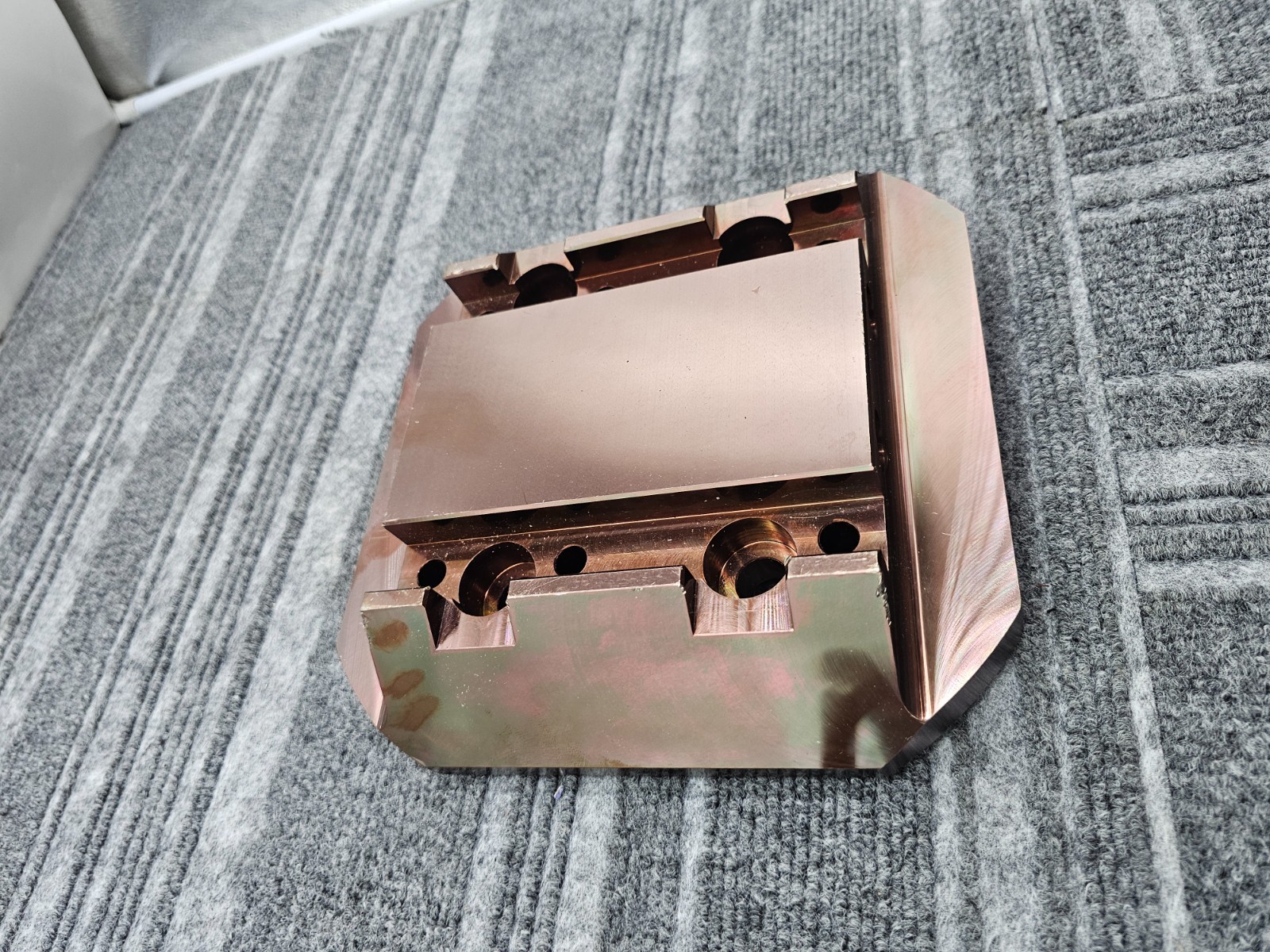 SE 1757.001 Copper Contact Component Part 8 inch Length x 8 inch Width