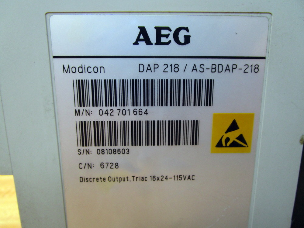 AEG AS-BDAP-218 Output Module DAP 218/AS-DAP-218 115Vac w/o Cover