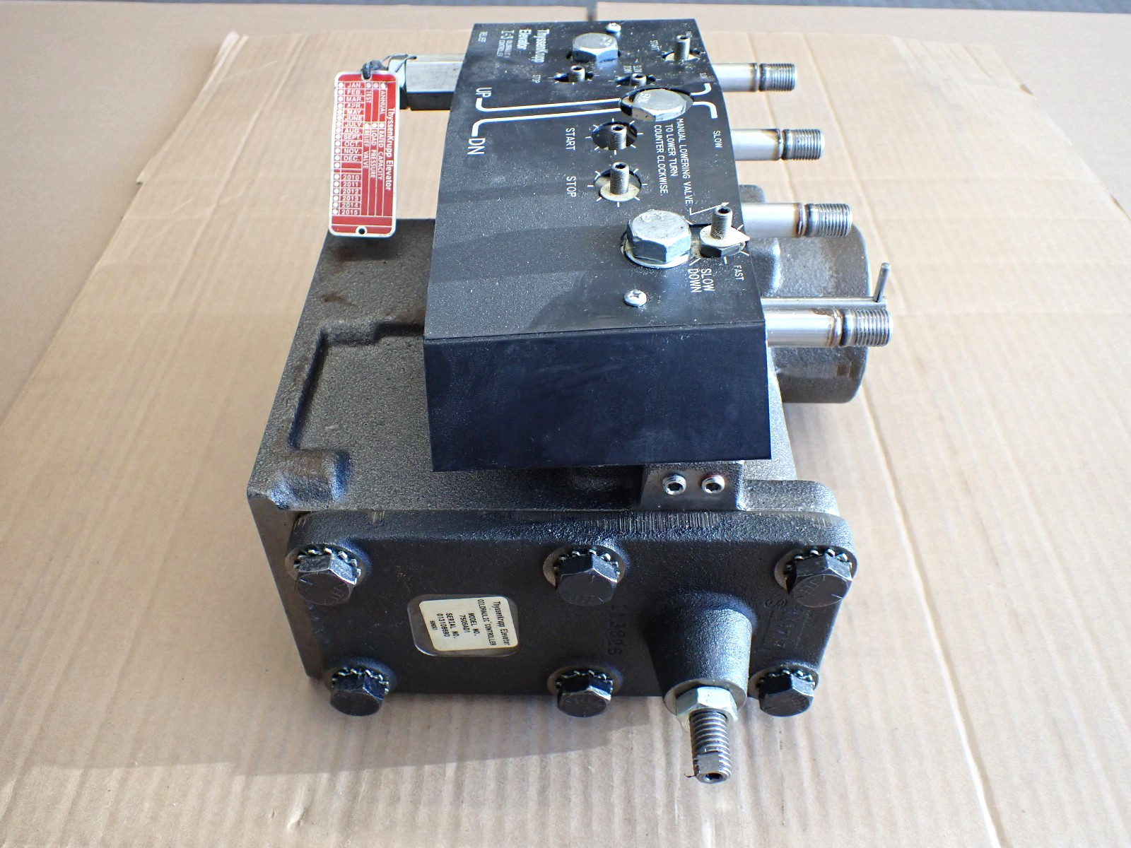 ThyssenKrupp I-3 Elevator Oildraulic Controller Relief Valve 7505AD1
