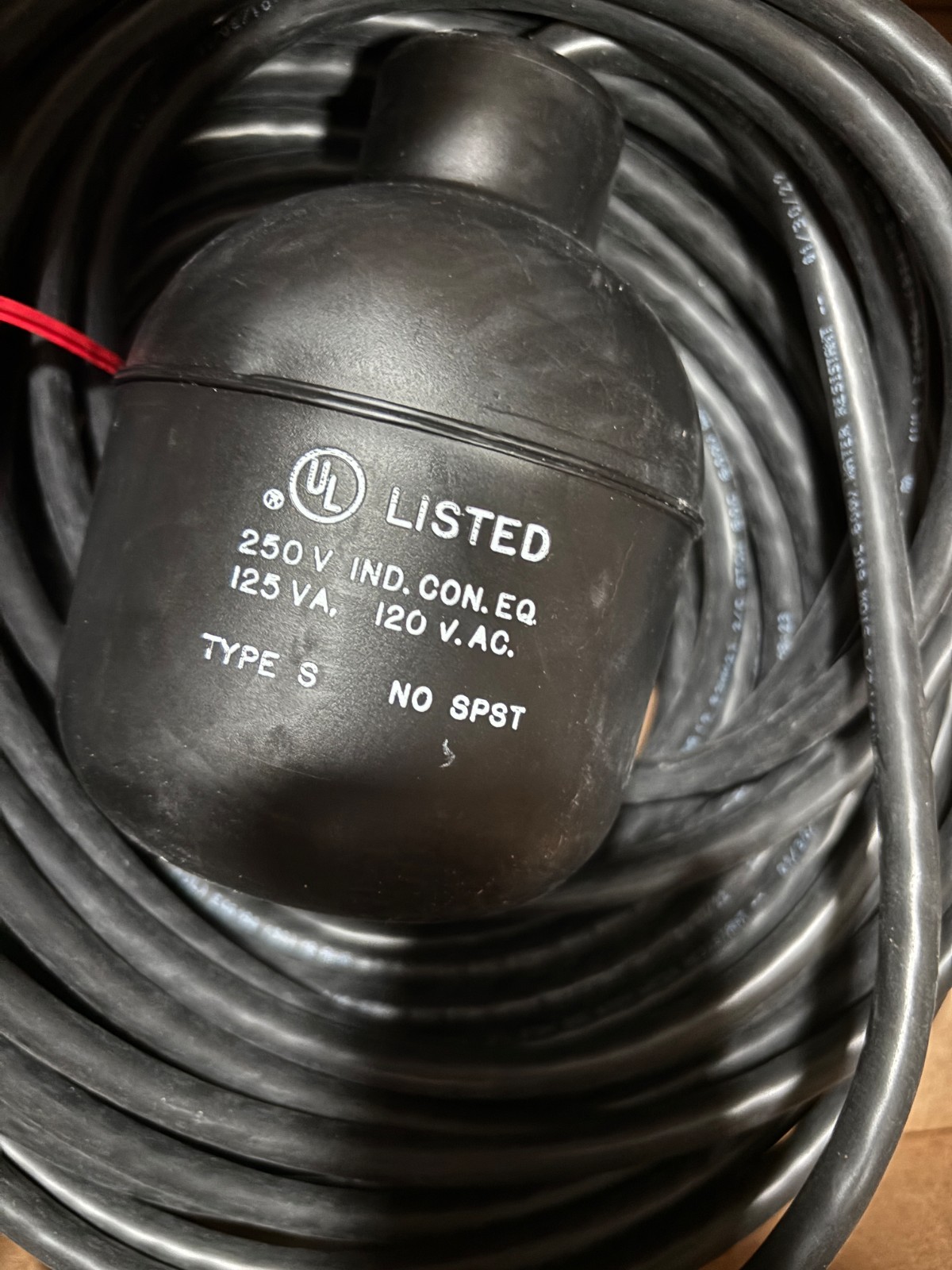 Anchor Scientific P80NO Float Switch 80′