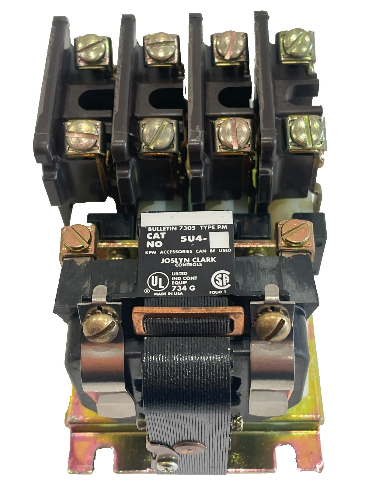 NEW JOSLYN CLARK 5U4-76 PMA CONTROL RELAY 5U476