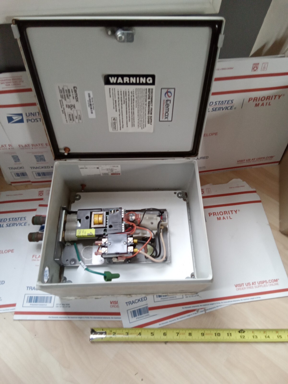EEMAX EX100T ELECTRIC TANKLESS WATER HEATER USED , T1