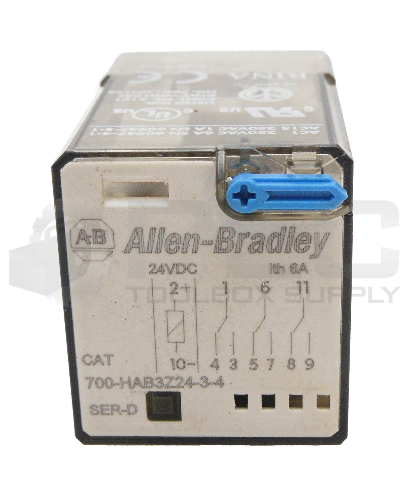 ALLEN BRADLEY 700-HAB3Z24-3-4 /D RELAY 250VAC 6A