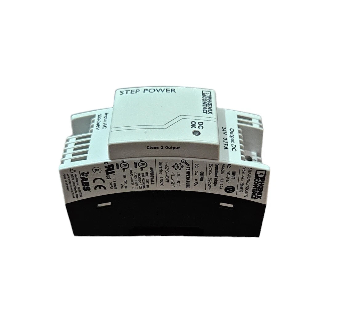 PHOENIX CONTACT STEP-PS/1AC/24DC/0.75 POWER SUPPLY