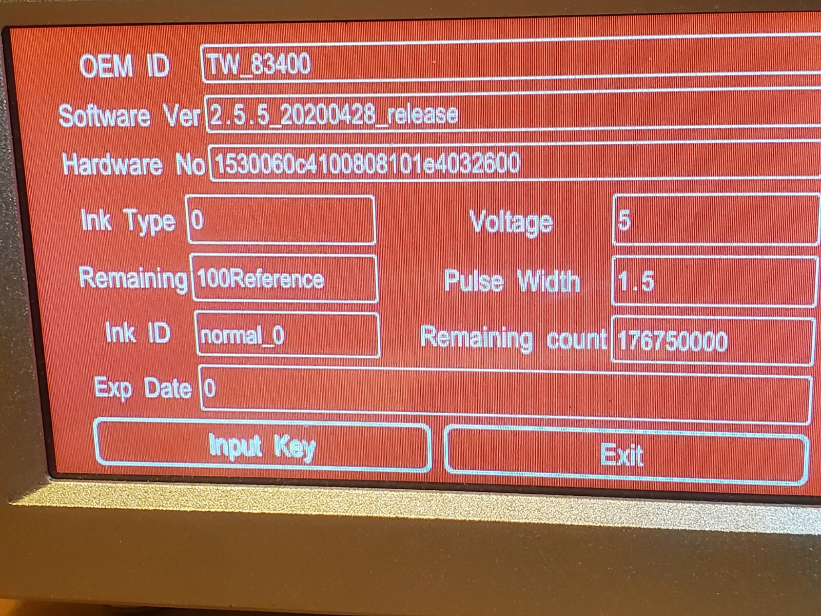 Sneed Meenjet TW-83400 GL-S18NO HB-160802 Print head Controller