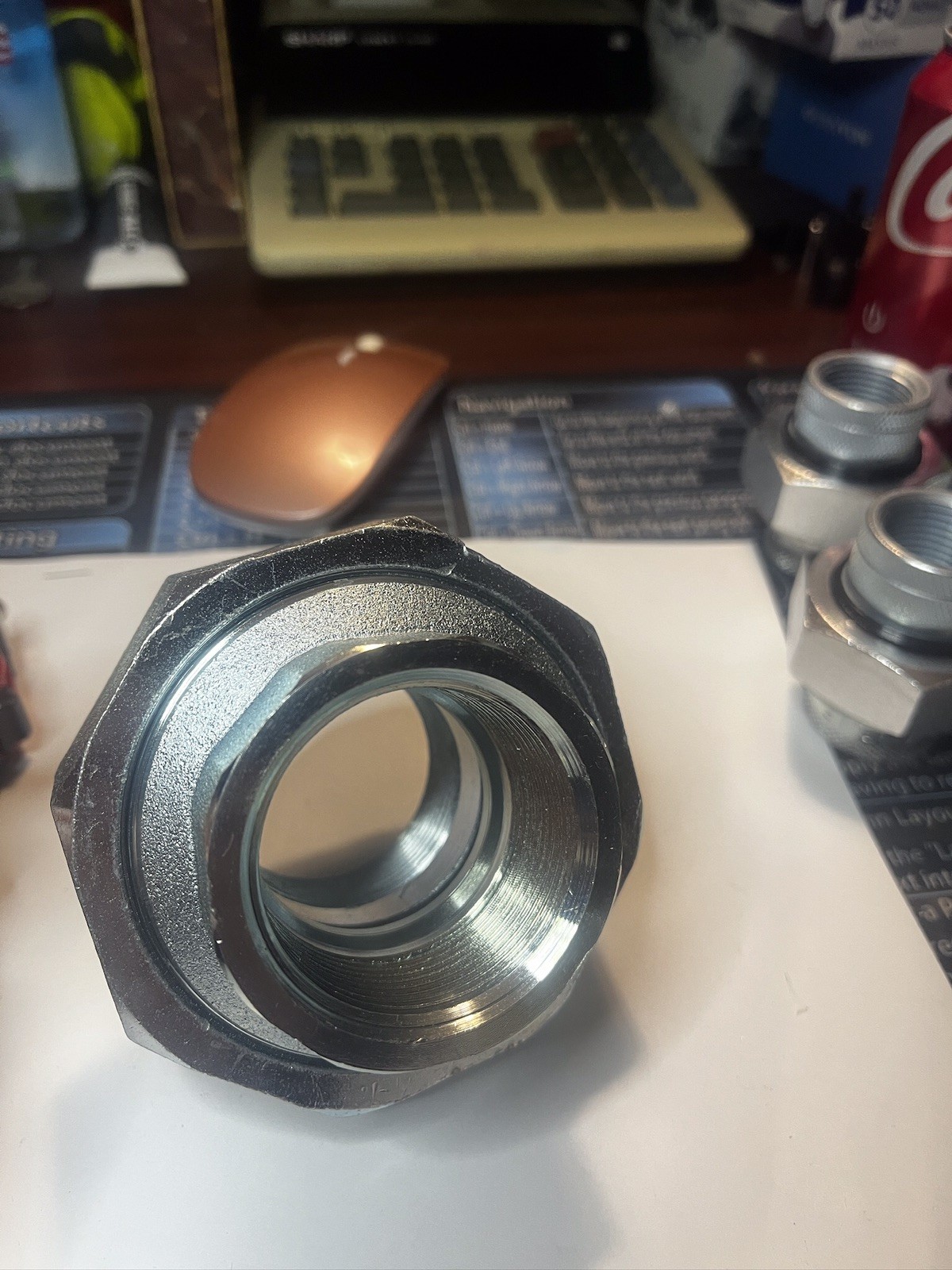 2″ Watts Dielectric Union Threaded NPT Connections Zinc Plated Galvanized Iron