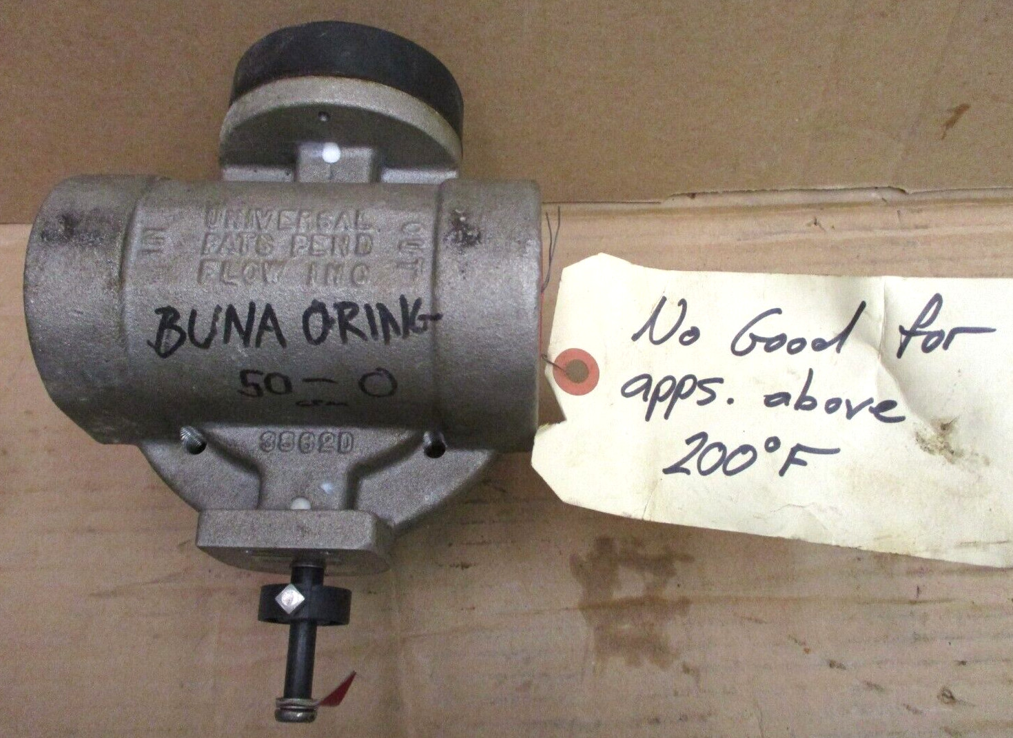 UFM Model No. 050GM-8-100V.9-AOWR Item 1 Type 4 A6739PA
