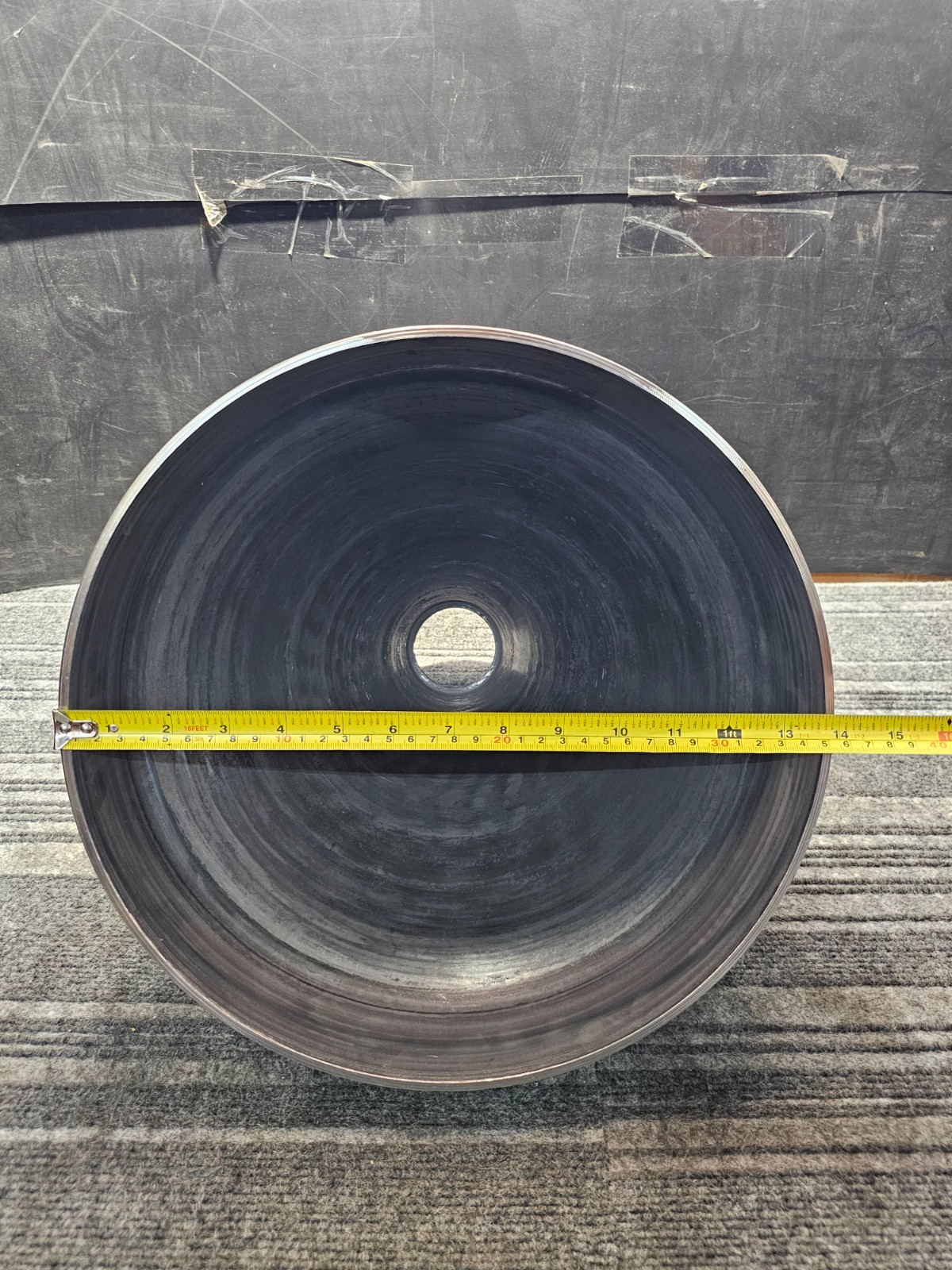 Cleveland-Cliffs 4166491 865487 ASME SA 14″ x 13-1/4″ Conical Head, Black