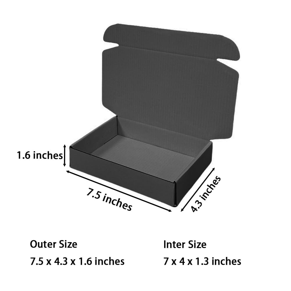 50 Pack Shipping Boxes Small Business Corrugated Mailer Packaging Gifts Phone Ca