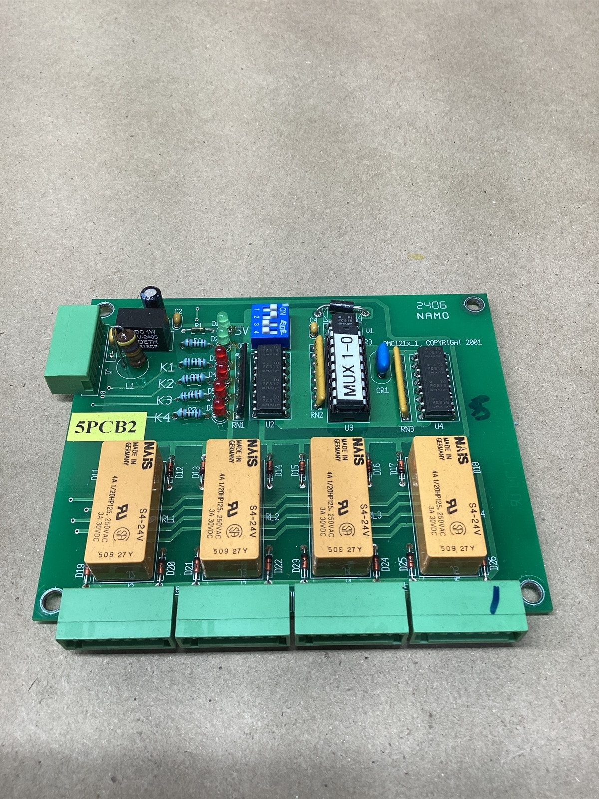 Staubli QMC121_1 Circuit Board #714PT97FML