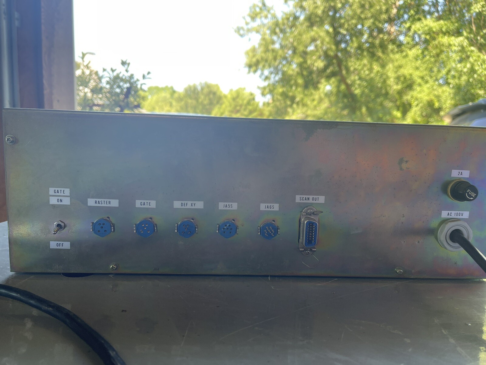 IED Scan Control for a JEOL Ion Gun
