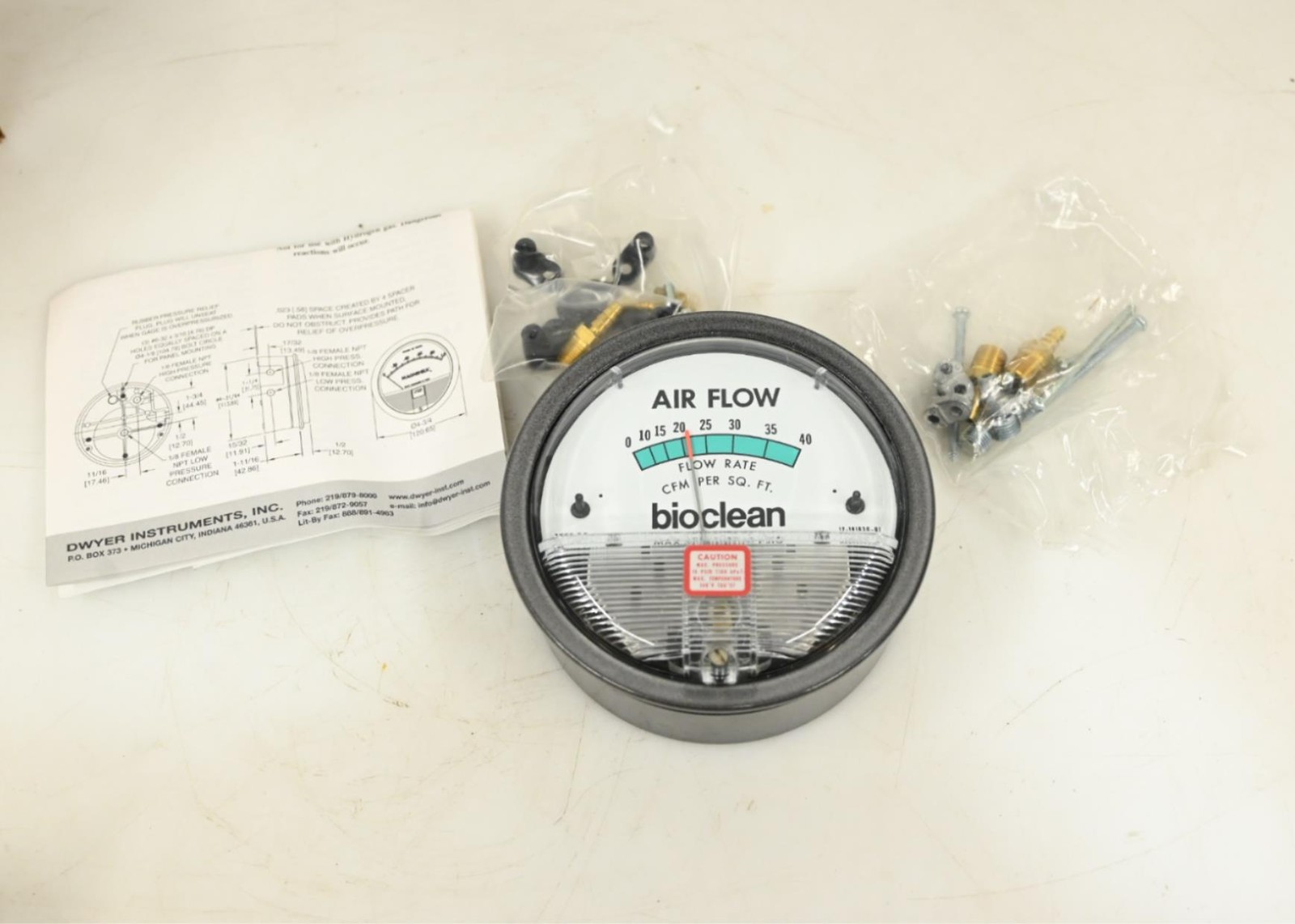 Dwyer 191630-00 Pressure Gage