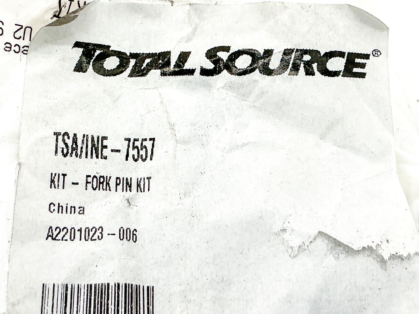 New Total Source TSA/INE-7557 Fork Pin Kit
