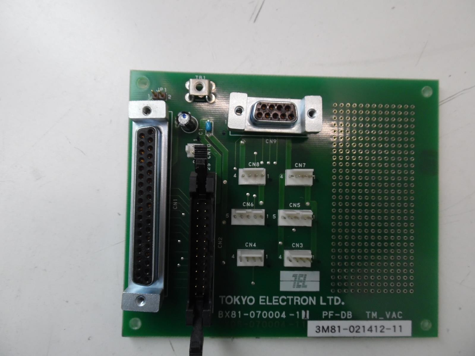 TEL TOKYO ELECTRON 3M81-021412-11 PF-DB TM_VAC