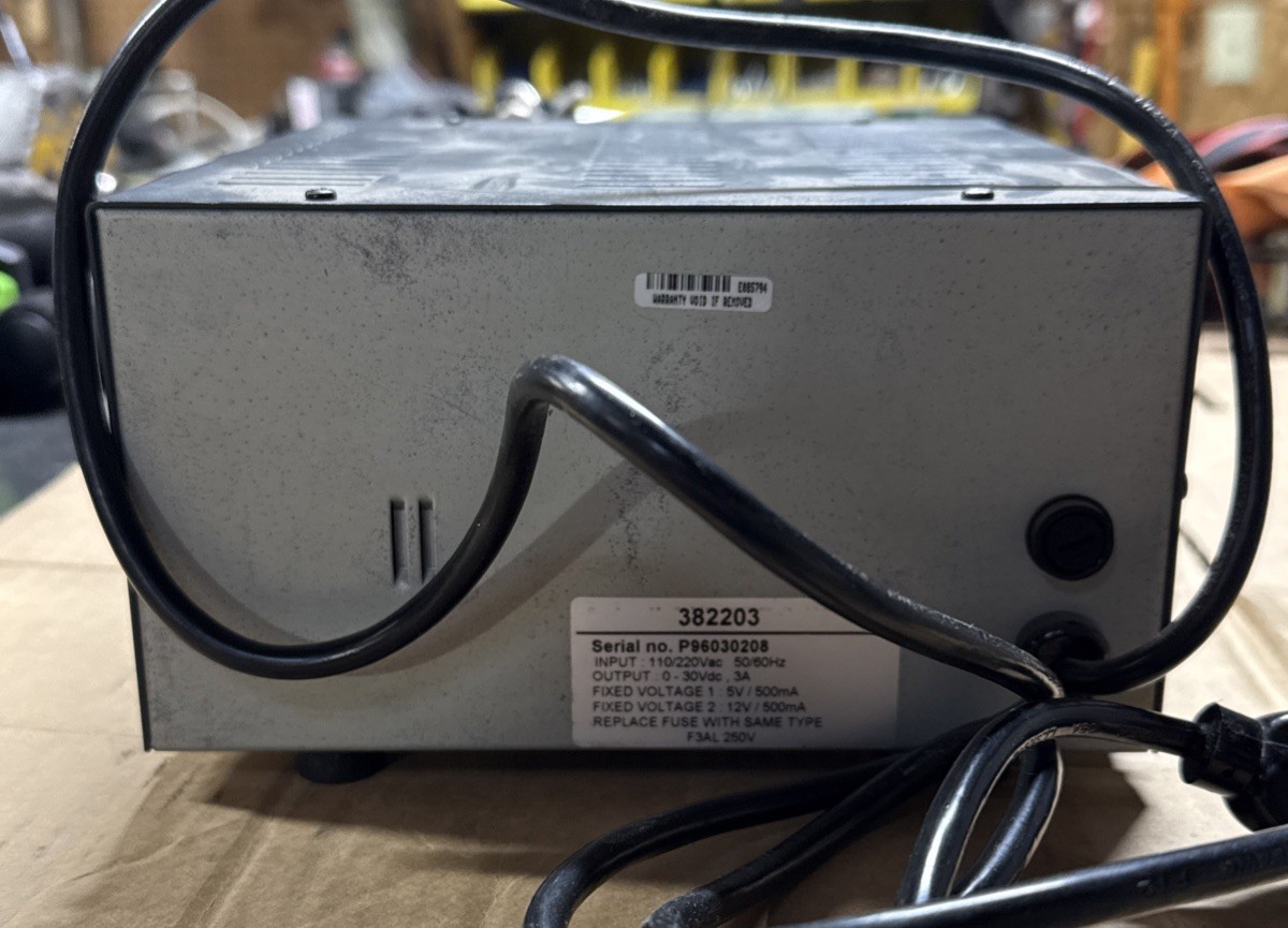 Extech 382203 DC Power Supply