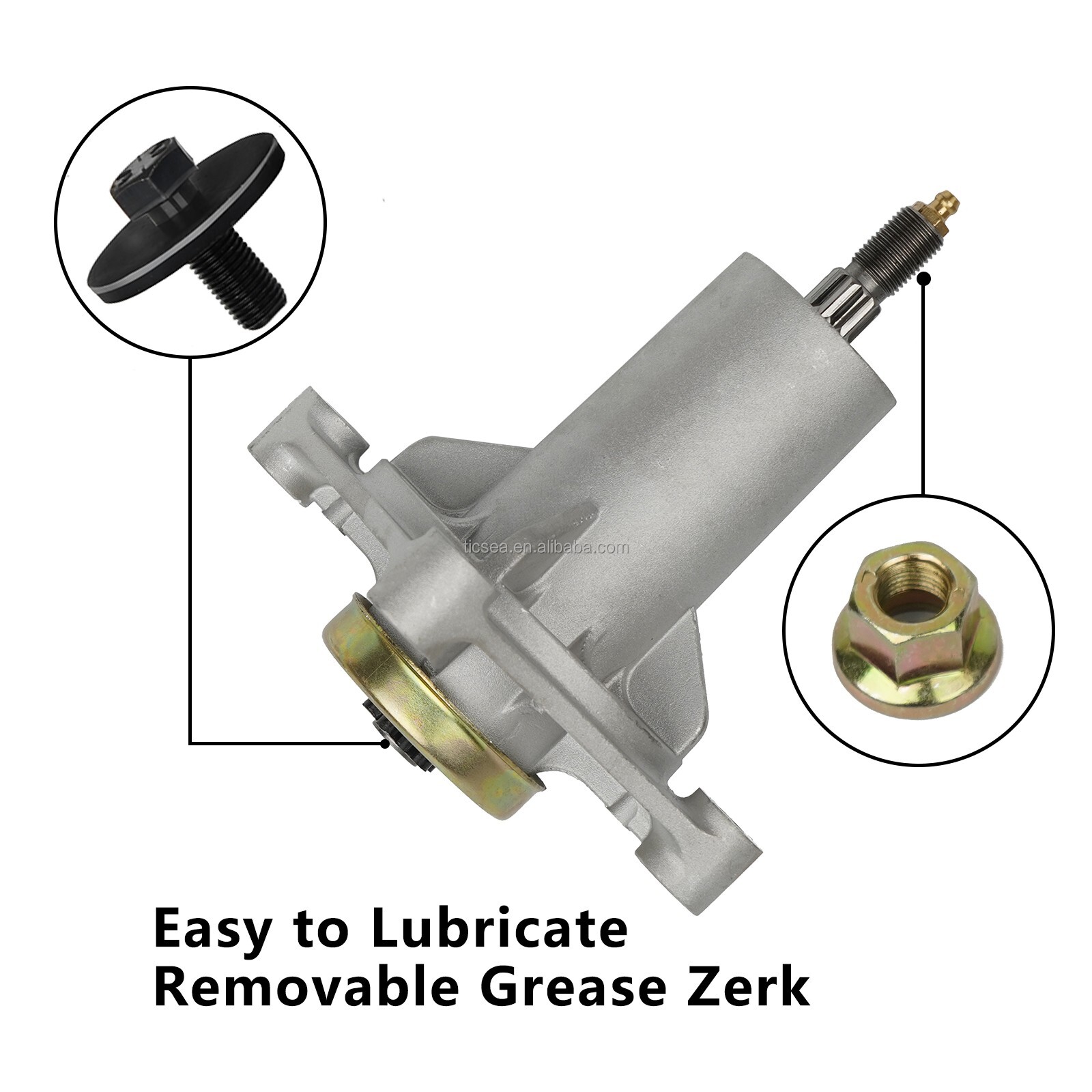 Spindle Husqvarna YTH22V46,YTH24V48, YTH18K46, LGT2554, LGT2654, Z254 zero-turns