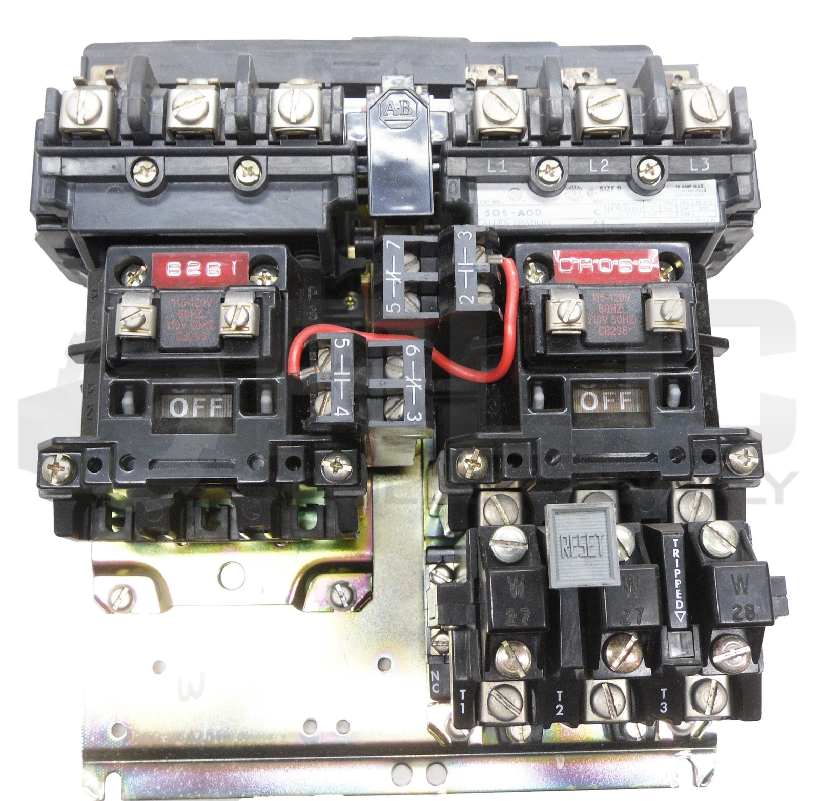 ALLEN BRADLEY 505-AOD /C W/ CB236 W/ W27 W28 42185-800-01 40410-326-52 595-A02