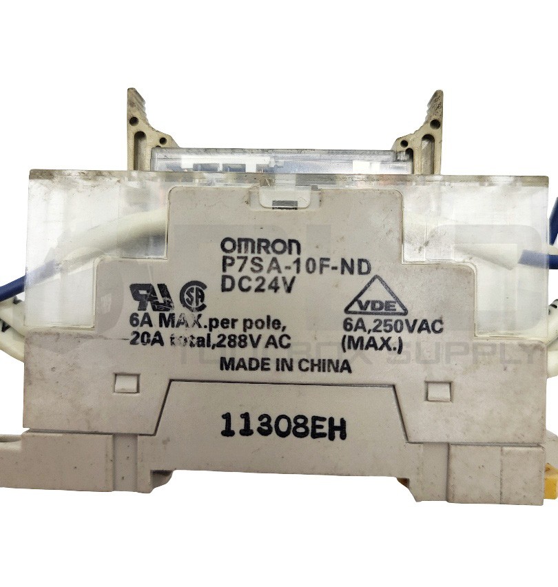 LOT OF 4 OMRON P7SA-10F-ND RELAY BASE W/ G7SA-2A2B SAFETY RELAY