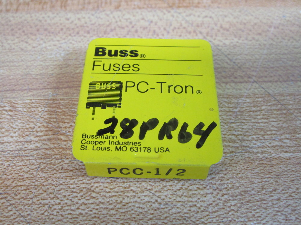 Buss PCC-1/2 Bussmann PC-Tron Fuse PCC12 (Pack of 8)