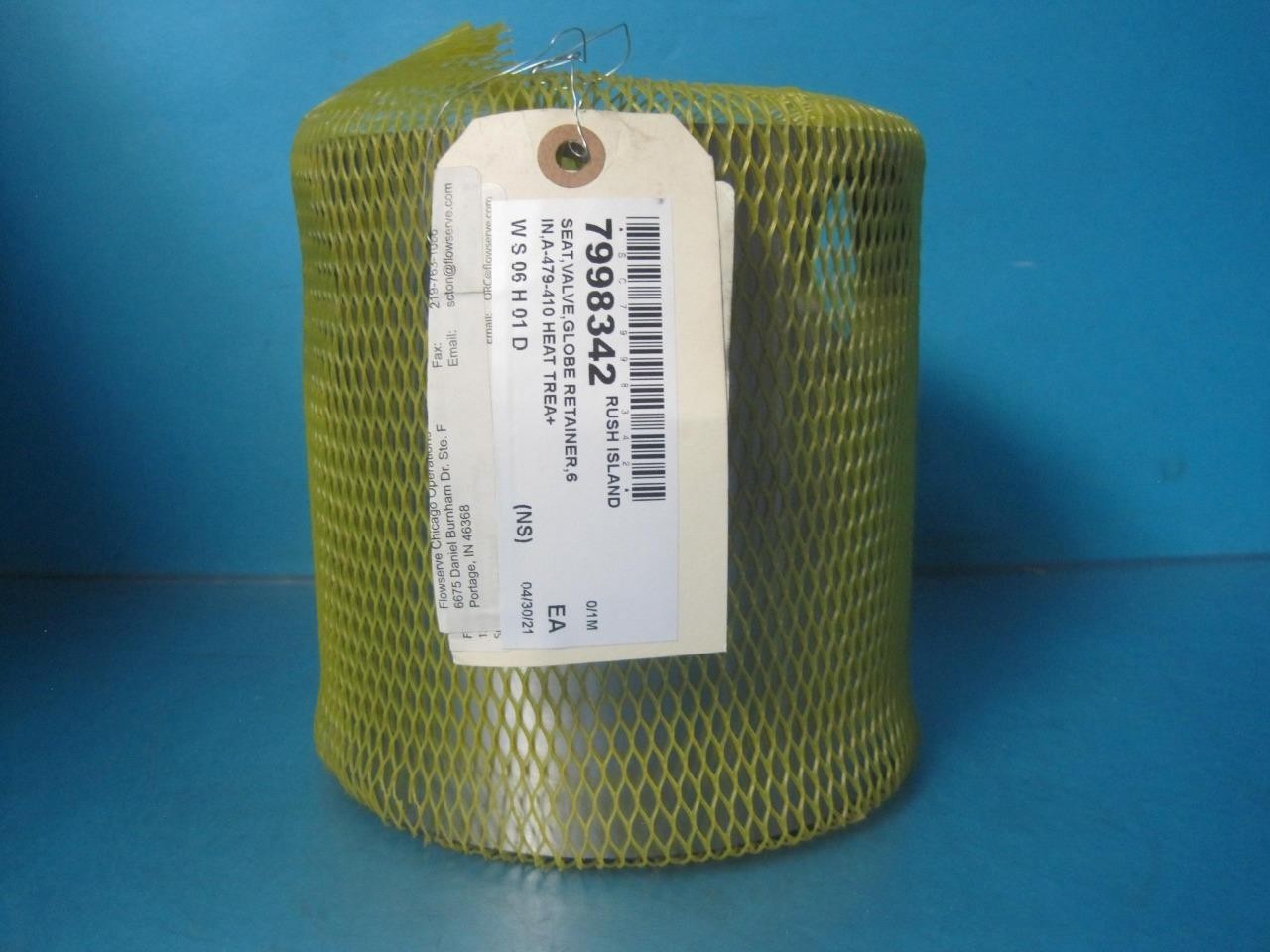 FLOWSERVE RERAINER SEAT MK1 PB 6″ CL 900/1500 TN 4 4.38 BORE A-479-410 S41000