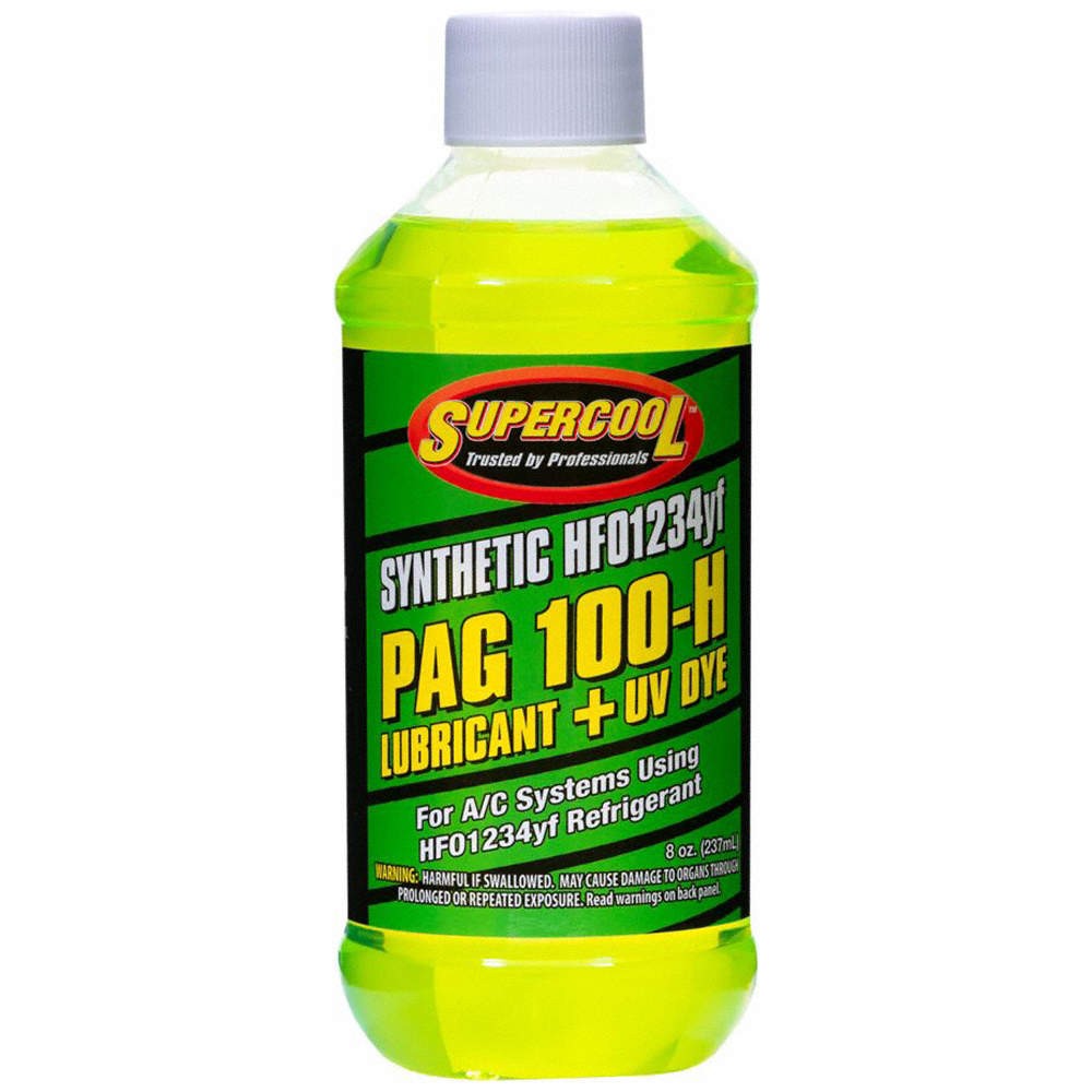 SUPERCOOL 38589D AC Refrigerants and Lubricant,8 oz,Green 812MP9