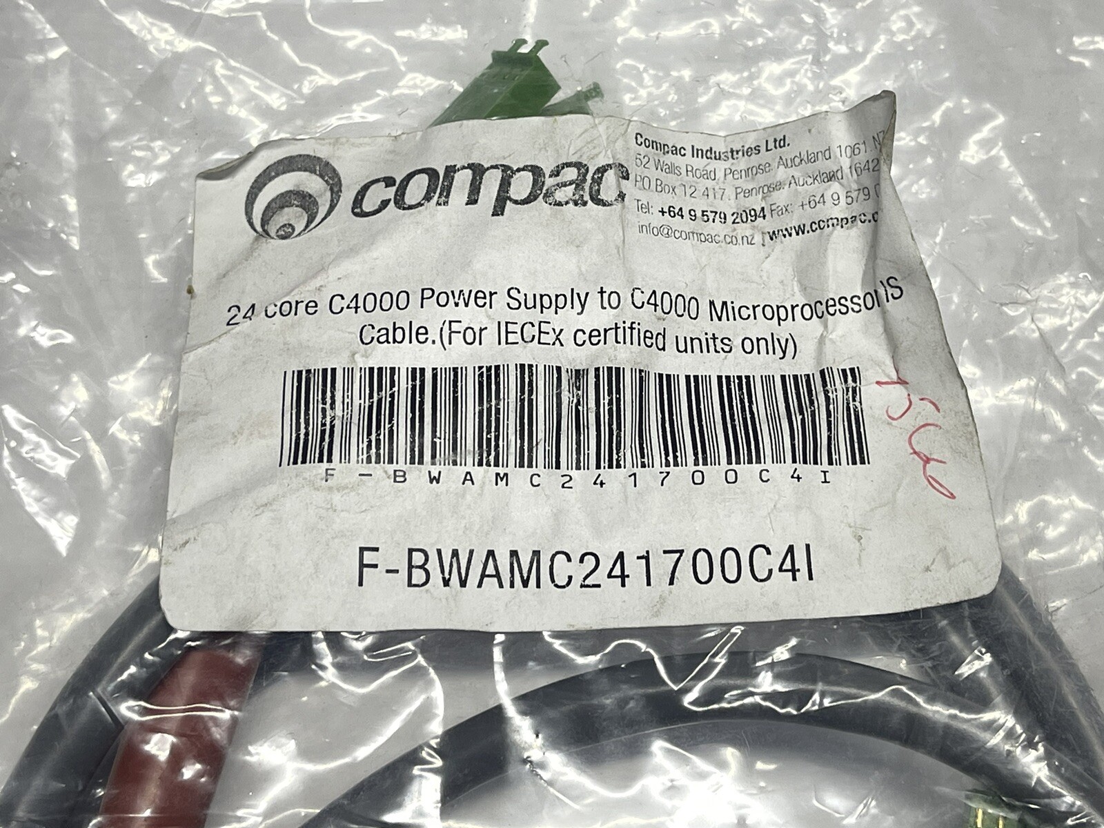 COMPAC F-BWAMC241700C4I 24 Core C4000 Power Supply Cable / C4000 Microprocessor