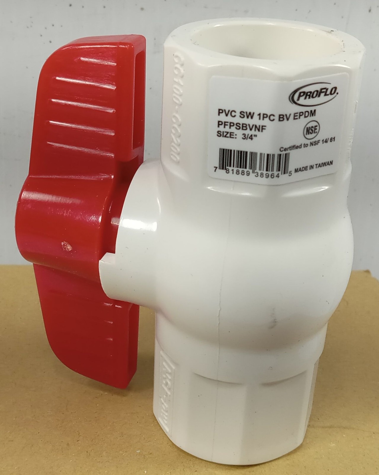 1 NEW PROFLO PFPSBVNF ¾” FULL-PORT SOLVENT WELD BALL VALVE NNB ***MAKE OFFER***