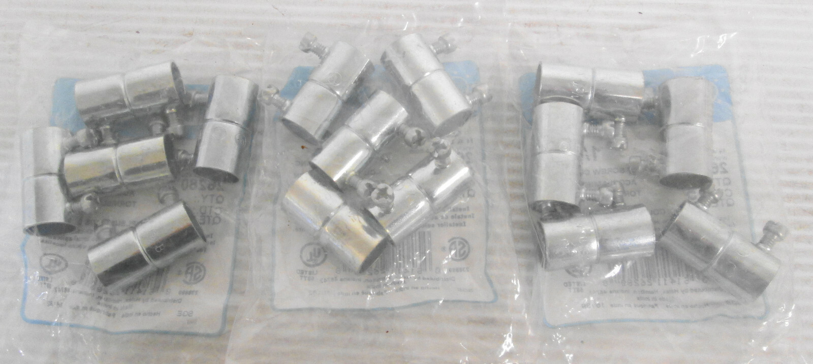 Halex EMT 26280 Set Screw Coupling 1/2″ (Lot of 15)