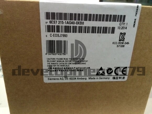 1PCS NEW SIEMENS 6ES7215-1AG40-0XB0 DC 6ES7 215-1AG40-0XB0 CPU 1215C