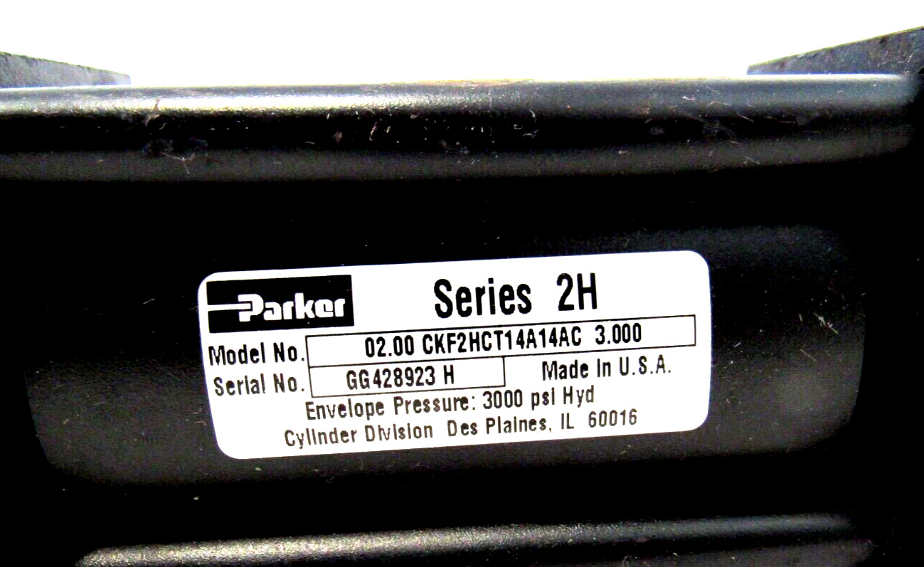 NEW PARKER 02.00 CKF2HCT14A14AC 3.000 HYDRAULIC CYLINDER 0200CKF2HCT14A14AC3000