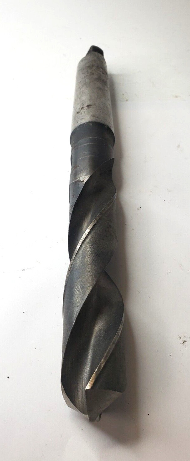 CLE-LINE USA 1-5/32″ HS TAPERED SHANK DRILL BIT 2 FLUTE 12″ OAL 6-3/8″ LOC